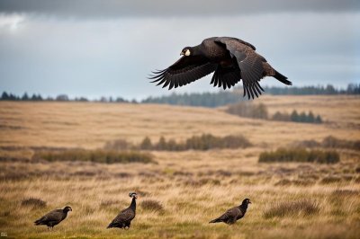 black grouse, bird, wild, flying, male, nature, flight, wings spread, red combs, habitat, spring, action, feathering, heathland, fourfold, camouflage