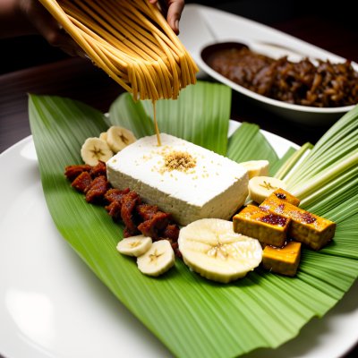 nasi liwet, indonesian food, banana leaf, tradition, tofu, tempeh, fried chicken, sambal paste, water spinach, food gathering, culture, family dinner, hands, shared meal, traditional cuisine, indonesian culture, fresh food, simplicity, indonesian cooking, communal dining