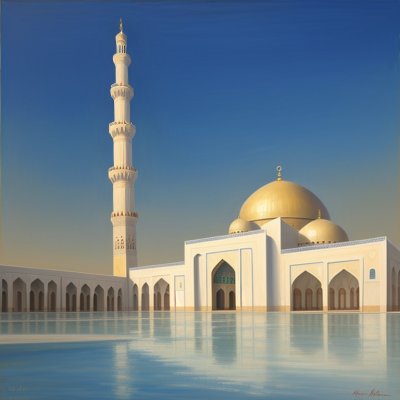 mosque, islam, architecture, minaret, dome, persian gulf, religion, white building, blue sky, reflection, structure, islamic, iconic building, famous landmark, traditional design, cultural heritage, islamic art, muslim culture, exterior, islamic prayer hall
