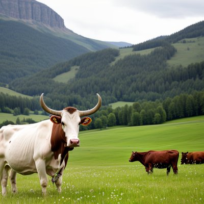 cow, nature, cattle, meadow, mountains, flower background, panorama, switzerland, alpstein, summer, hiking, adventure, belt, flower wallpaper, beautiful flowers, landscape, outdoors, flower, yellow, rocky, furry, sledge, misty