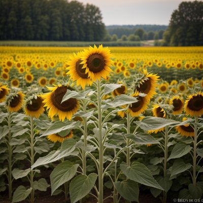 sunflowers, flowers, nature, field, summer, agriculture, rural, garden, sunny, flora, sunset, ecology, view, countryside house, primarily, contrast, bright, season, area, holiday