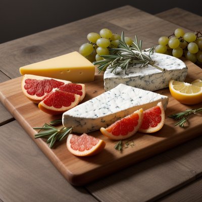 cheese plate, grapes, grapefruit, rosemary, wooden board, tray, cheese, tasty, antipasti, appetizers, herbs, snack, gouda, food, gourmet, slices of cheese, wine festival, fresh ingredients, gourmet catering, table hospitality