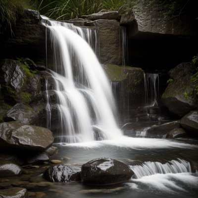 waterfall, rocks, nature, flowing water, pool, landscape, picturesque, oasis, national park, australia, mountain climbing, hiking, excursion, untouched, cool, tranquility, clear water, ladies bath, falls, mount buffalo