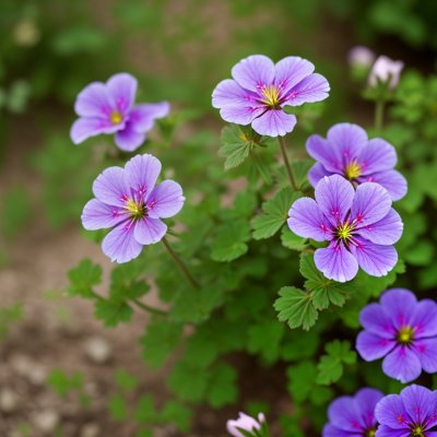 geranium, purple flowers, garden flowers, nature, wildflowers, summer flowers, flower beds, green leaves, field flowers, rural, plant habitat, flower photography, flowering plants, horticulture, botany, flowering meadow, natural beauty, lifestyle