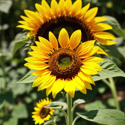 sunflower, bee, insect, nature, yellow flower, summer flower, agriculture, rural, pollination, botany, blossom, summer season, flower wallpaper, plant, summer nature, agricultural field, natural beauty, garden, summer atmosphere