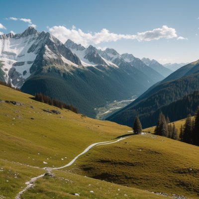 mountains, peaks, alps, hiking, nature, landscape, moss, sky, clouds, sun, alpine flower, panorama, grass, hiking trail, sunlight, excursion, summer, view, highland, tourism