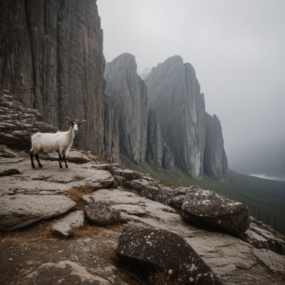 goat, rocks, nature, mammal, wilderness, confrontation, mountains, forest, horns, rubble, pair, rocky, curiosity, animal dynamics, tension, dominance, partnership, rivalry, mountain dwelling