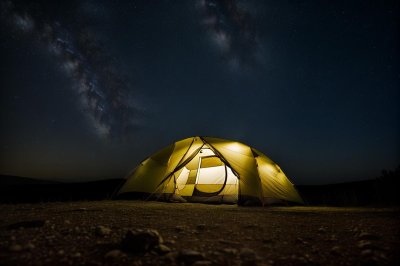 tent, camping, night sky, stars, glowing, nature, adventure, astronomy, landscape, travel, outdoors, light, wilderness, camp, dark, night, solitude, quiet, peace, remote location