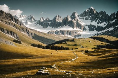 mountain, landscape, mountains, alps, hiking, meadow, path, summer, flower background, sun, adventure, beautiful flowers, flower, flower wallpaper, rocky, panorama, peak, wilderness, travel, walk, nature, pasture, expedition
