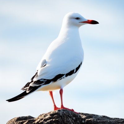 seagull, bird, animal, water, feathers, birdwatching, bright red, seabird, nature, animal wallpaper, observation, blue sky, wildlife, duck, shorebird, black head, autumn, summer, ecology, panorama
