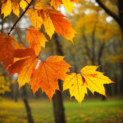 autumn, leaves, nature, autumn leaves, colorful leaves, branch, seasonal change, pastel colors, outdoors, natural motif, yellow, orange, soft lighting, tranquility, timeless, outdoor scene, natural beauty, background, simplicity