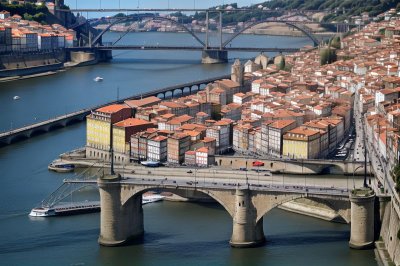 city, river, bridge, portugal, porto, historic, architecture, colorful, buildings, mediterranean, picturesque, tourist destination, old world, travel, horizon, hiking, culture, world heritage, popular, panorama