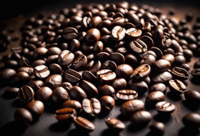 coffee beans, roasted beans, industrial roasting, warm lighting, selective focus, cooling bed, metal agitator, macro composition, phone wallpaper, deep brown, close up texture, coffee processing, high resolution, iphone wallpaper, beautiful wallpaper, production line, background, dark roast coffee, austria, bulk roasting