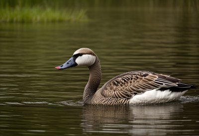 goose, bird, waterfowl, feathers, beak, swimming, nature, wildlife, ornithology, lake, water environment, wilderness, natural habitat, plumage, wild, head, natural, water, bar-headed goose