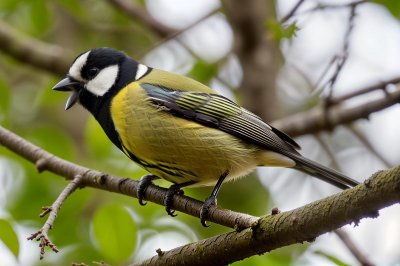great tit, bird, wildlife, songbird, branch, tree, feathers, small bird, garden bird, forest, bokeh, nature, daylight, vertical, macro photography, sunlight, agriculture, vibrancy, ecosystem, soft light