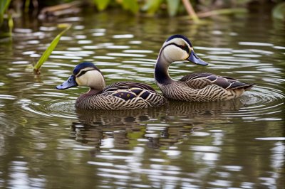 mallard-duck, pond, water, duck-feathers, wildlife, nature, waterfowl, ripples-in-water, animal-habitat, ornithology, wild-animals, green-brown, duck-food, drawing, contrast, solitude, spring, calm, free-tone, reflection