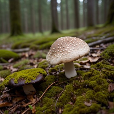 mushroom, moss, forest floor, nature, mycology, autumn, forest ecosystem, biotope, environment, ecology, fern, soil, macro photography, bolete, natural environment, spores, symbiosis, wild nature, mushroom foraging, fragile, macro