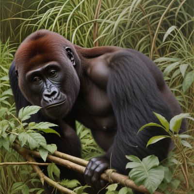gorilla, mountain, wildlife, bwindi, rainforest, nature, jungle, uganda, ape, conservation, beautiful flowers, habitat, endangered, mammals, flower wallpaper, family, african, green, flower background, communication, flowers, together, animal watching