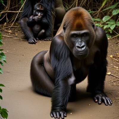 gorilla, mother and child, mammal, rainforest, nature, wildlife, family, uganda, africa, bwindi, primates, bond, animal care, calm, conservation, tropics, natural habitat, protection