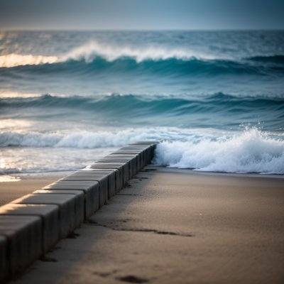 sea, evening, water, waves, nature, horizon, breakwater, sunset, dramatic, clouds, coast, evening sky, rocks, pulsating, long exposure, wood, tide, liquid, wooden pillars