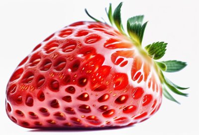 fruit, strawberry, watercolor, art, sweet, summer, red, healthy, nature, fresh, red fruit, delicious, delicate, simple, white background, bright, natural, simplicity, botany