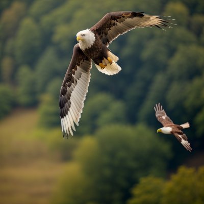 eagle, bird, nature, red kite, wings, flight, soaring, portrait, bird of prey, wild, fauna, green, background, flying bird, feather, sharp beak, hunter, buzzard, flying