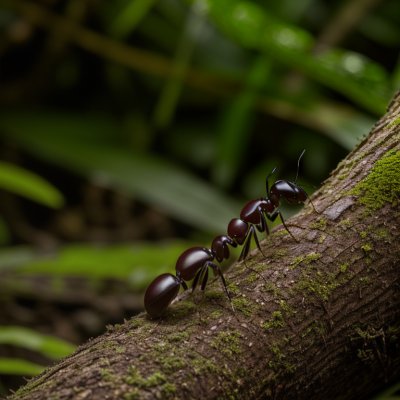 ant, bullet ant, sting, jaw, tree bark, rainforest, jungle, dangerous, toxic, armor, black, predator, macro photography, ant jaws, ant sting, nature, venom glands, symbiotic, ecosystem, protective, environment