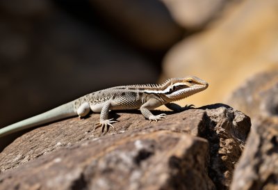 lizard, nature, reptile, fauna, close-up, rock, stone, scales, insectivore, animal, wild, warmth, scaly, spotted, green