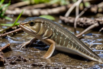 mudskipper, fish, swamp, mud, fins, mangrove, tide, water, root, predator, eyes, blink, amphibious, coastal, ecosystem, nature, lifestyle, species diversity, natural habitat