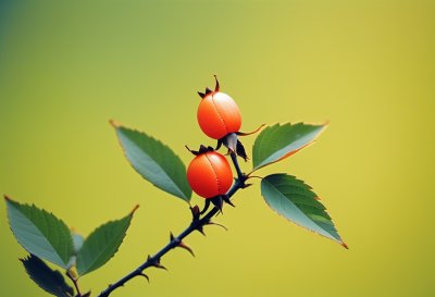 rosehip, natural, green background, nature, fruit, plant, twig, natural light, macro photography, background, leaves, gardening, summer, rose bush, apothecary, herbs, healing, vitamin c, anti-cold