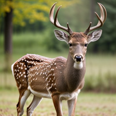 deer, animal, nature, forest, antlers, green, natural, wild, mammal, juvenile, grazing animal, summer, blurred background, lush vegetation, graceful, beautiful, daylight, animal kingdom, hoofed, curious, feeding