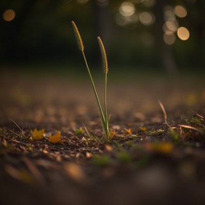 grass, nature, close-up, bokeh, stalk, dry leaves, autumn, sunlight, blurred background, outdoor, natural light, ground plant, clumps, plant structure, rural, afternoon, delicate, feathery, ground texture