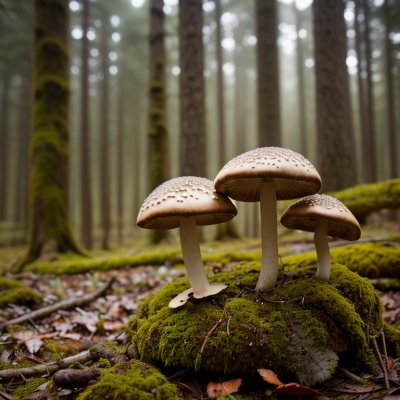 mushrooms, forest, moss, forest floor, autumn, nature, fresh, green, peaceful, ecology, microcosm, natural world, mushrooms growing, close-up, sereneness, fresh air, ecosystem, climate change, seasonal change, forest ecosystem