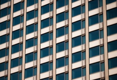 architecture, windows, modern, city, building window, glass panes, urban landscape, geometric pattern, symmetry, grid pattern, yellow, green, concrete structure, high-rise, office building, urban style, architectural design, repetitive pattern, urban architecture
