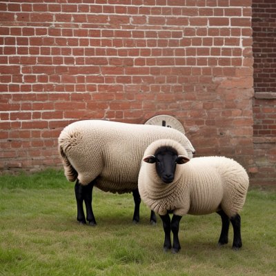 sheep, animals, brick wall, grass, pasture, wool, young animals, nature, rural, sheep breed, agriculture, flock of sheep, park, feeding, lambs, light, four sheep, wall, outdoor scene, green grass