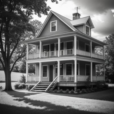 house, rural, vacation, porch, rocking chair, garden, swing, lawn, white, picture, modern, summer, architecture, wooden, shed, american style, patio, peaceful, plant, sunset, nature, chair