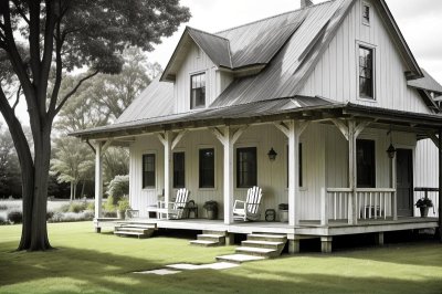 house, rural, vacation, porch, rocking chair, garden, swing, lawn, white, picture, modern, summer, architecture, wooden, shed, american style, patio, peaceful, plant, sunset, nature, chair