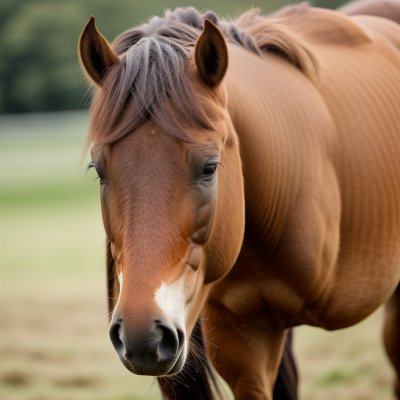 pony, mane, head, snout, horse, pasture, pet, stable, animal, small, brown, cute, outdoor, farm, furry, yard, view, quadruped, animal head
