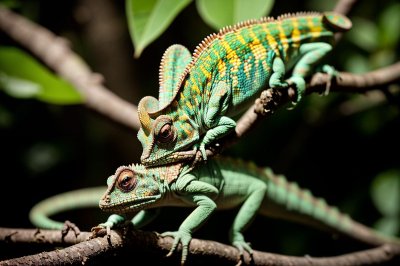 chameleon, reptile, lizard, cambodia, wildlife, animal, siem reap, macro photography, exotic, camouflage, nature, green, tropical, vibrant, leaf, colorful, branch, leaf pattern, environment