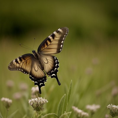 butterfly, meadow, macro photography, wings, summer, wildflower, insect, brown, antenna, detail, endangered species, natural environment, flower, green, close-up, nature, breathtaking, symmetry, beauty, hoverfly, shading