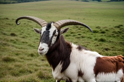 goat, four-legged animal, beard, horns, countryside, grassy area, nature, goat head, pet, farm, zoology, belly, livestock, blue eyes, portrait, pet outdoors, ecology, natural world, hoof, agriculture