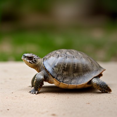 turtle, reptile, wildlife, nature, shell, snapping, snapper, animal, beach, afternoon, stone, shade, sunny, black, walk, warm, dirt path