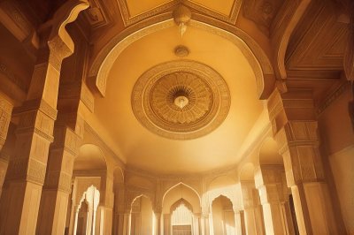 architecture, ceiling, decoration, indian, cultural, details, historical, india, artistic, place, tourist, oriental, symmetry, rich, golden, intricate, symmetrical, texture, ornaments, ornate