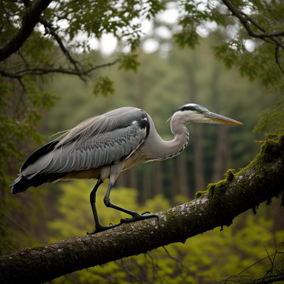 heron, nature, tree, forest, branches, wildlife, light, borneo, indonesian rain forest, animal, habitat, view, feather color, ecosystem, natural habitat, natural beauty, camouflage, fragility, avian species, daylight, photography