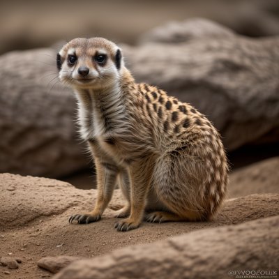 meerkat, furry animal, zoo, standing meerkat, pose, observation, mammal, meditative, natural environment, gray fur, petting animal, mobile photography, log, crawling, day, nature, wild, forest environment, solitary, dry branch