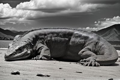 komodo dragon, species, monitor lizard, indonesia, wildlife, endangered species, predator, komodo national park, nature, reptile, flores, protection, ecosystem, threatened, habitat, wild, lizard, risk, exotic, unique