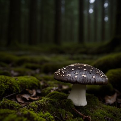 mushroom, moss, forest, autumn, nature, gills, close-up, plant, forest floor, brown, ecology, symbiosis, forest mushroom, mycology, nourishment, climate change, spongy, soil, biodiversity