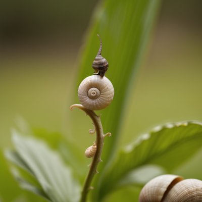 snail, spiral, shell, nature, ecology, garden, animal, biology, mollusk, grass, green, macro, background, nature wallpaper, small, details, natural, wild, space, detailed