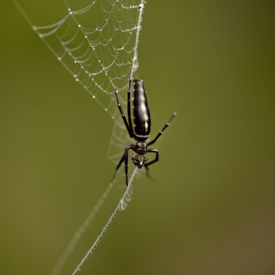 spider, web, insect, macro, prey, nature, focus, horizontal, green, rain, cross, garden, wild, circular, external, calm, blue, disk, detail, composition, natural