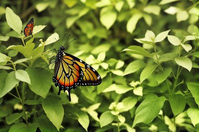 butterfly, nature, insect, close-up, wings, plant, butterfly wings, branched, summer, outdoor, black and white stripes, leaves, details, natural environment, symmetry, beauty of nature, wide shot, camouflage, blossom, lighting conditions